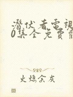 潜伏者电视剧40集全免费观看