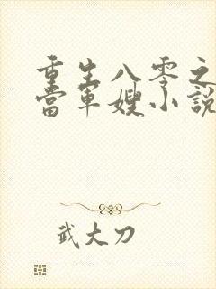 重生八零之我要当军嫂小说在线