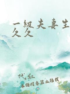 一级夫妻生活片久久