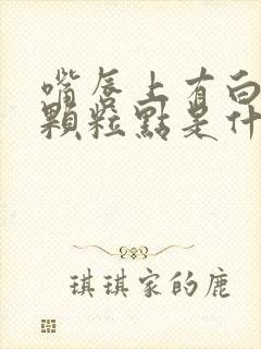 嘴唇上有白色的颗粒点是什么原因