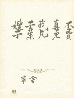 嫂子我真不是傻子叶凡免费