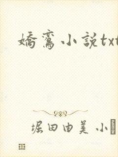 娇鸾小说txt