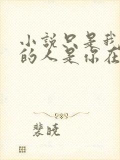 小说只是我喜欢的人是你在线阅读