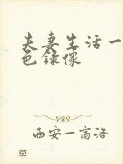 夫妻生活一级黄色录像