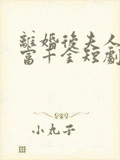 离婚后夫人是首富千金短剧