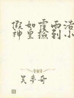 假如霍雨浩被魔神皇捡到小说