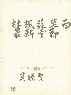 林枫苏慕白更新最新章节