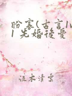 盼寡(古言1v1 先婚后爱