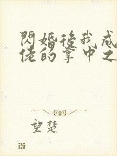 闪婚后我成了大佬的掌中之物短剧演员