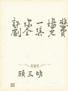 许你一场悲欢短剧全集免费