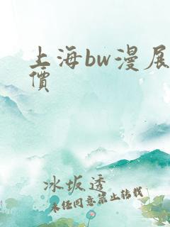 上海bw漫展票价