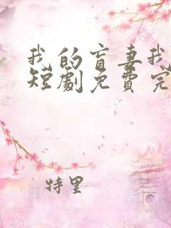 我的盲妻我的心短剧免费完整版