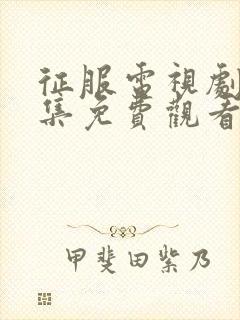 征服电视剧45集免费观看高清