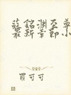 苏铭渊至尊血脉最新章节小说纳兰