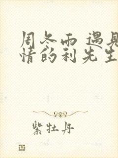 周冬雨 遇见爱情的利先生