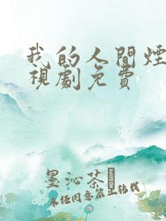 我的人间烟火电视剧免费