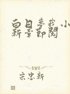 白日梦我小说最新章节阅