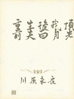 重生后我顶替了前夫白月光的结局