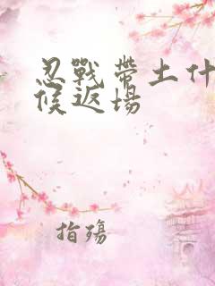 忍战带土什么时候返场