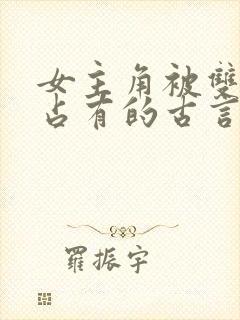 女主角被双男主占有的古言