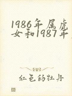 1986年属虎女和1987年属兔男婚姻