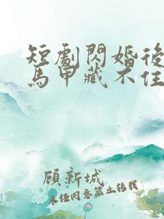 短剧闪婚后老公马甲藏不住3