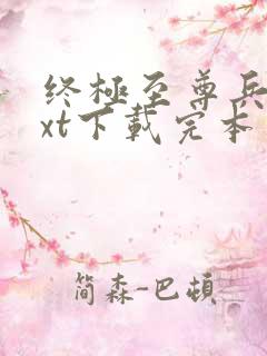 终极至尊兵王txt下载完本