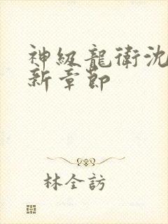 神级龙卫沈浪最新章节