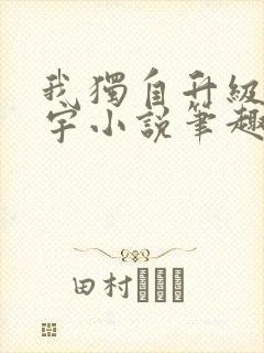 我独自升级肖程宇小说笔趣阁