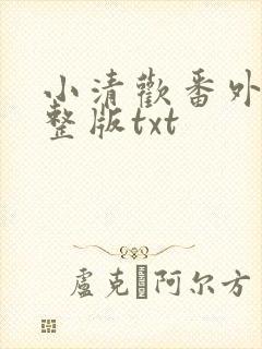 小清欢番外篇完整版txt