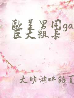 欧美男同gay巨大粗长