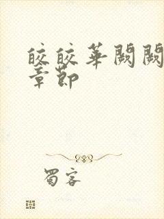 皎皎华阙阙最新章节