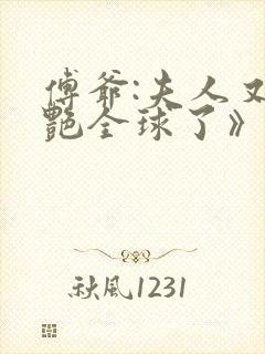 傅爷:夫人又惊艳全球了》