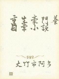 重生豪门养子的日常小说