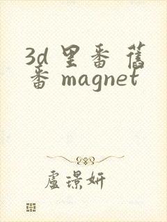 3d 里番 旧番 magnet