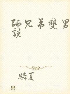 师兄弟双男主小说