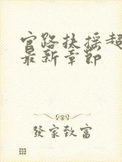 官路扶摇超前看最新章节