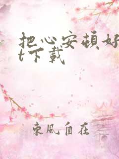 把心安顿好txt下载