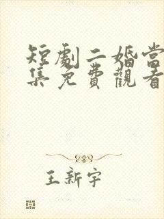 短剧二婚当嫁全集免费观看高清