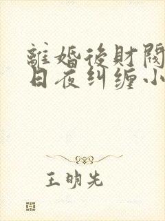 离婚后财阀前夫日夜纠缠小说