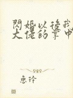 闪婚以后我成了大佬的掌中之物免费观看