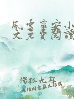 风云宁安小说全文免费阅读