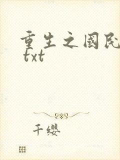 重生之国民男神 txt