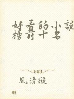 好看的小说排行榜前十名