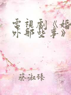 电视剧《婚里婚外那些事》