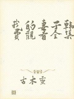 我的妻子韩剧免费观看全集在线观看天才中