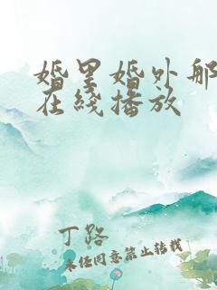 婚里婚外那些事在线播放