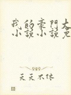 我的豪门大小姐小说小说免费观看