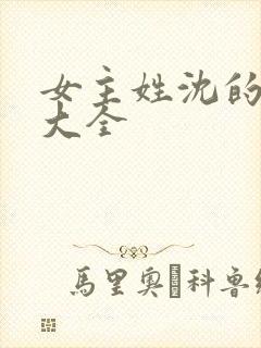 女主姓沈的小说大全