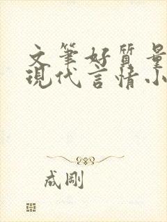 文笔好质量高的现代言情小说